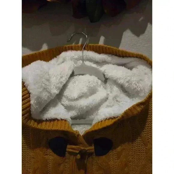 ZenLily Women's Clay Hooded Vest Sweater Size M Casual Fisherman Old Money - Picture 6 of 15